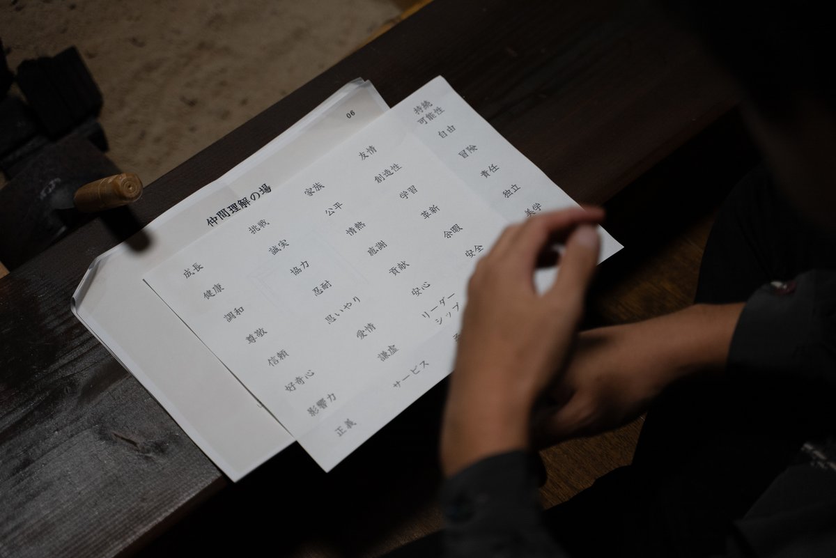 価値観カードを用いたワーク
